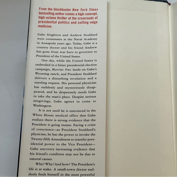 The First Patient by Michael Palmer | Medical Fiction | Hardcover Book - Picture 8 of 8